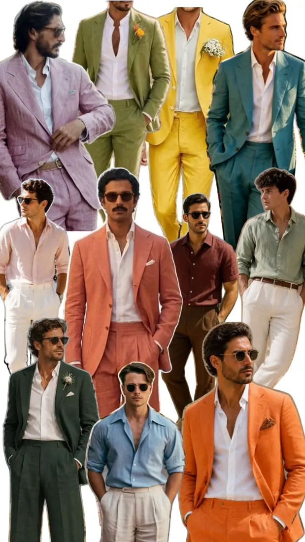 Colorful outfit inspiration for men, 2