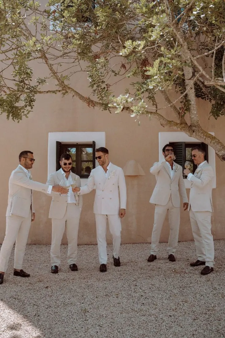 White outfit inspiration for men, 2